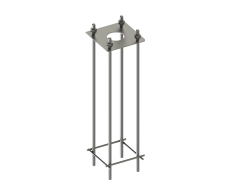 Anchor bolt cage 1/2" x 12" bolt circle 7"